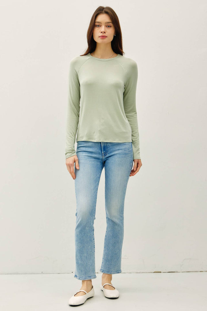Modal Raglan Sleeve Tee