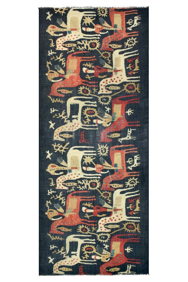 Baylor Decorative Horse Motif Scarf