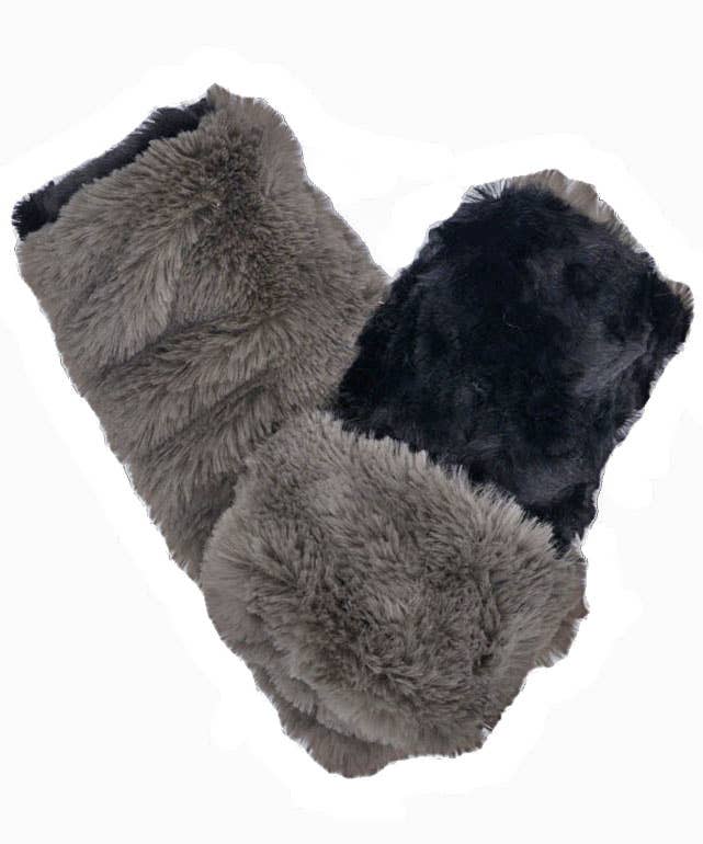 Fingerless Gloves (Mid-Length) - Royal Opulence Faux Fur