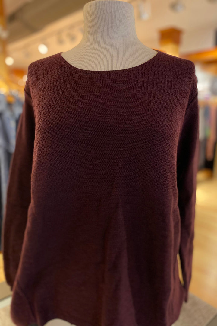 The Ultimate Cotton Sweater - Hi Low Slub Crew