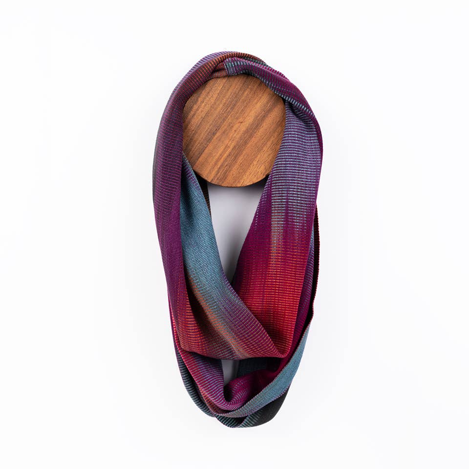 Handwoven Bamboo Silky Weave Infinity Scarf