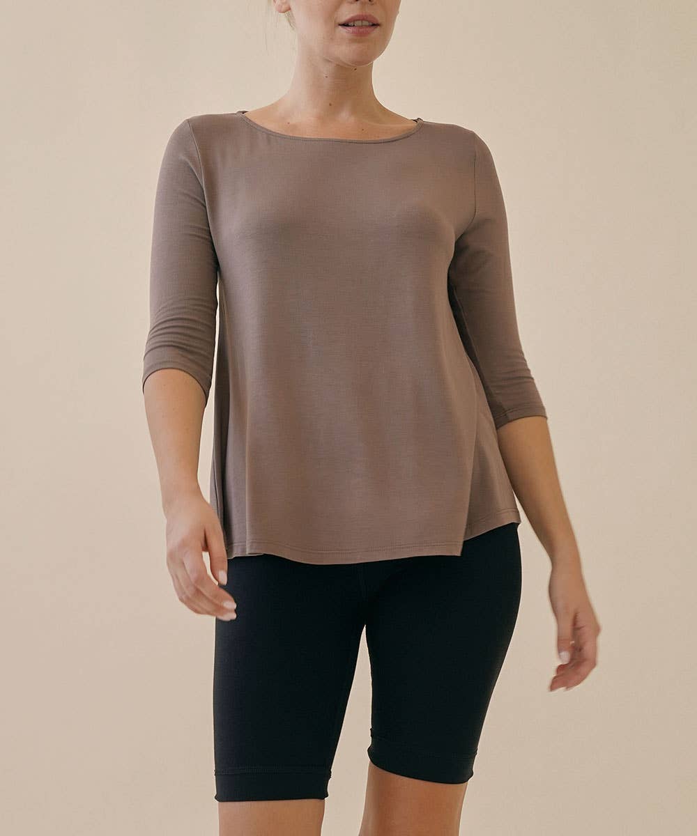 Bamboo Elbow Sleeve Top