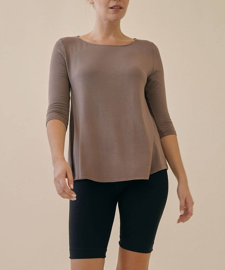 Bamboo Elbow Sleeve Top