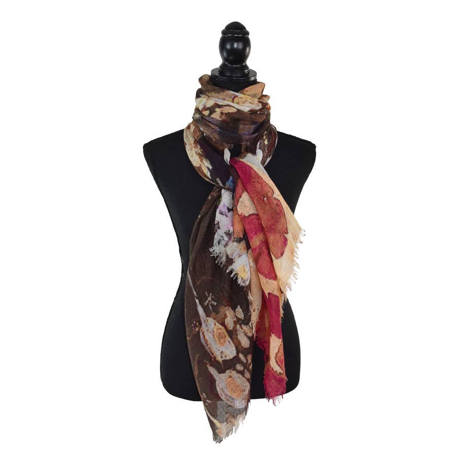 Philena Floral Mixed Motif Scarf