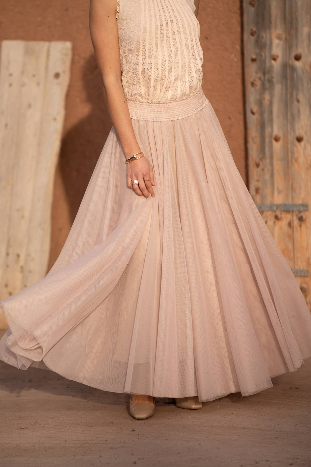 Maria Tulle Maxi Length Skirt