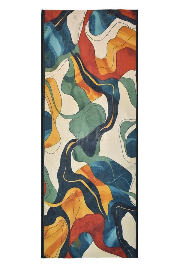 Dillard Abstract Swirl Modal Scarf
