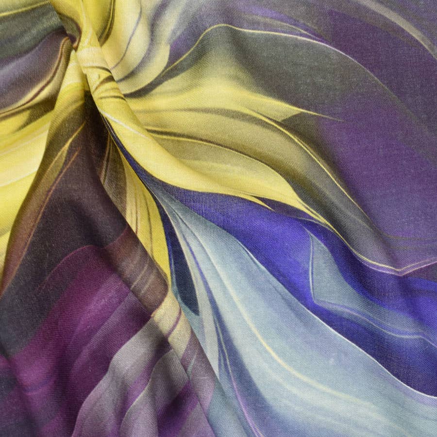 Treviso Colorful Abstract Swirl Scarf