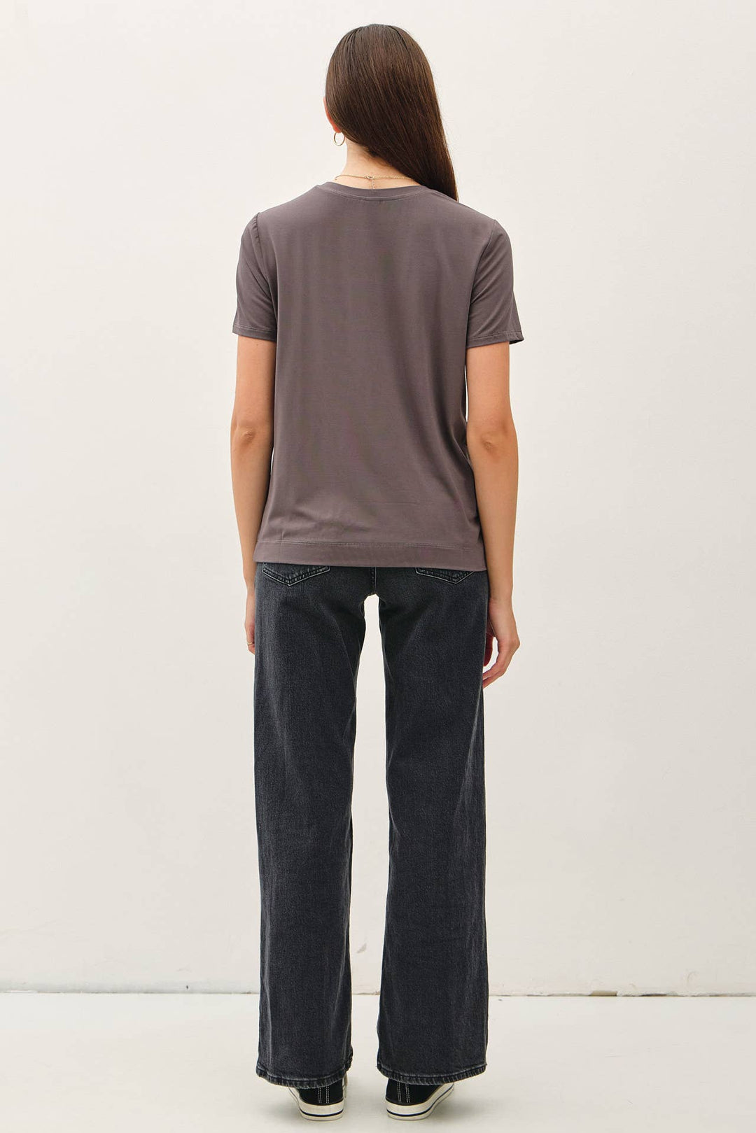 Bamboo/Modal Basic Round Neck T-Shirt