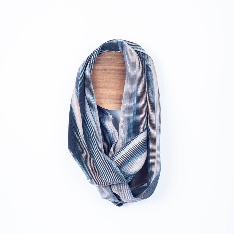 Handwoven Bamboo Silky Weave Infinity Scarf