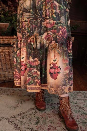 Courage Dear Heart Atelier Skirt w/ Floral Print