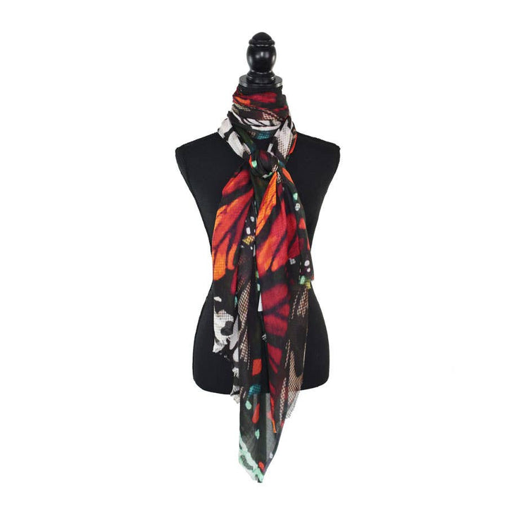 Macheros Abstract Butterfly Scarf