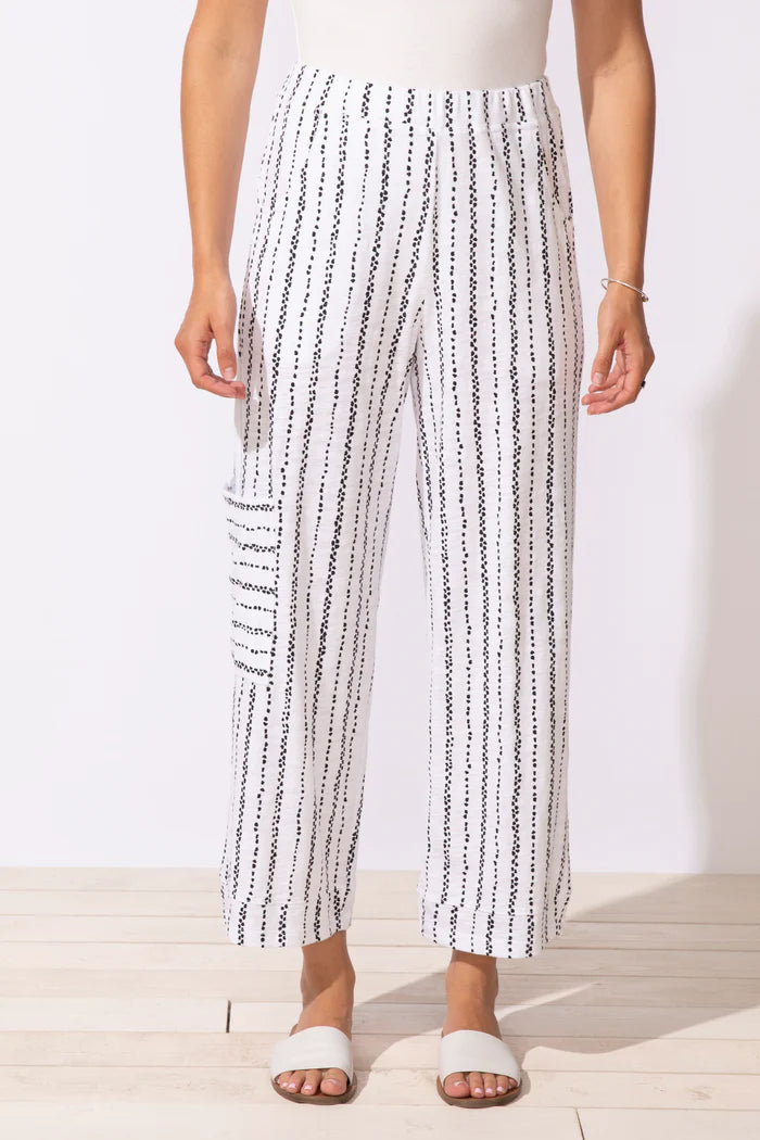 Driftwood Stripe J Pocket Flood Pant
