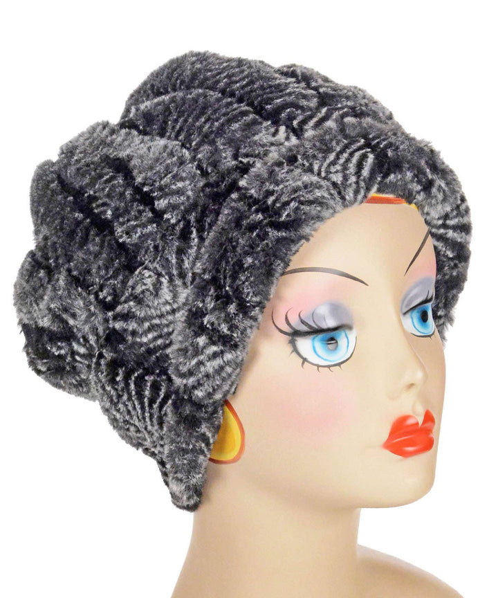 Beanie Faux Fur Reversible - Two-Tone