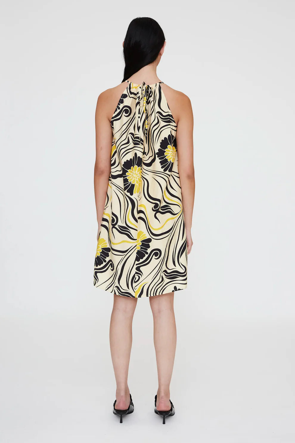 Short Dress with Prague Print