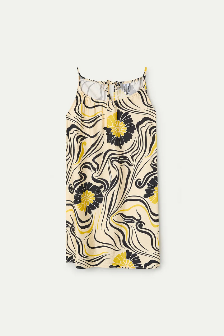 Short Dress with Prague Print