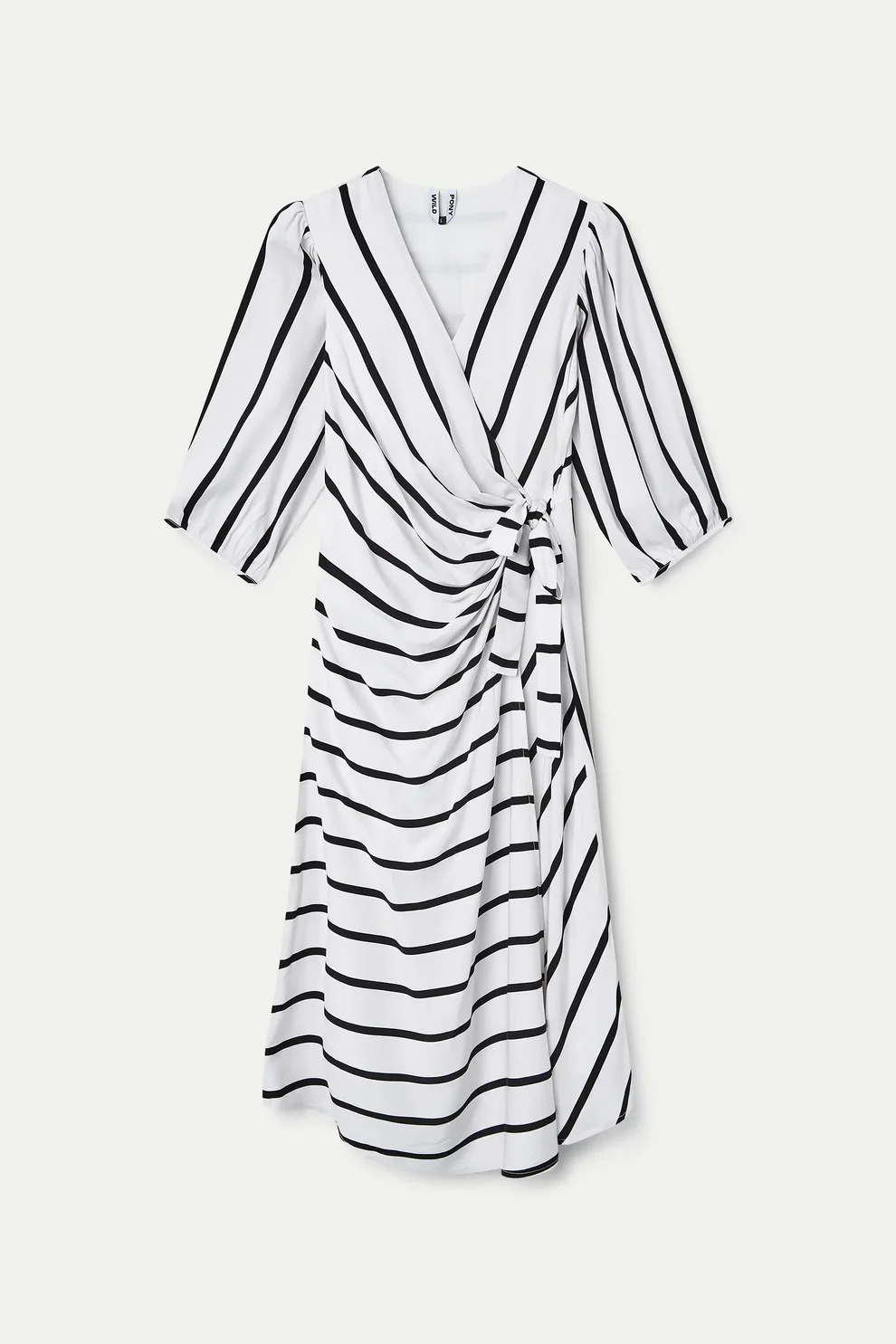 Grimaud White Print Midi Dress