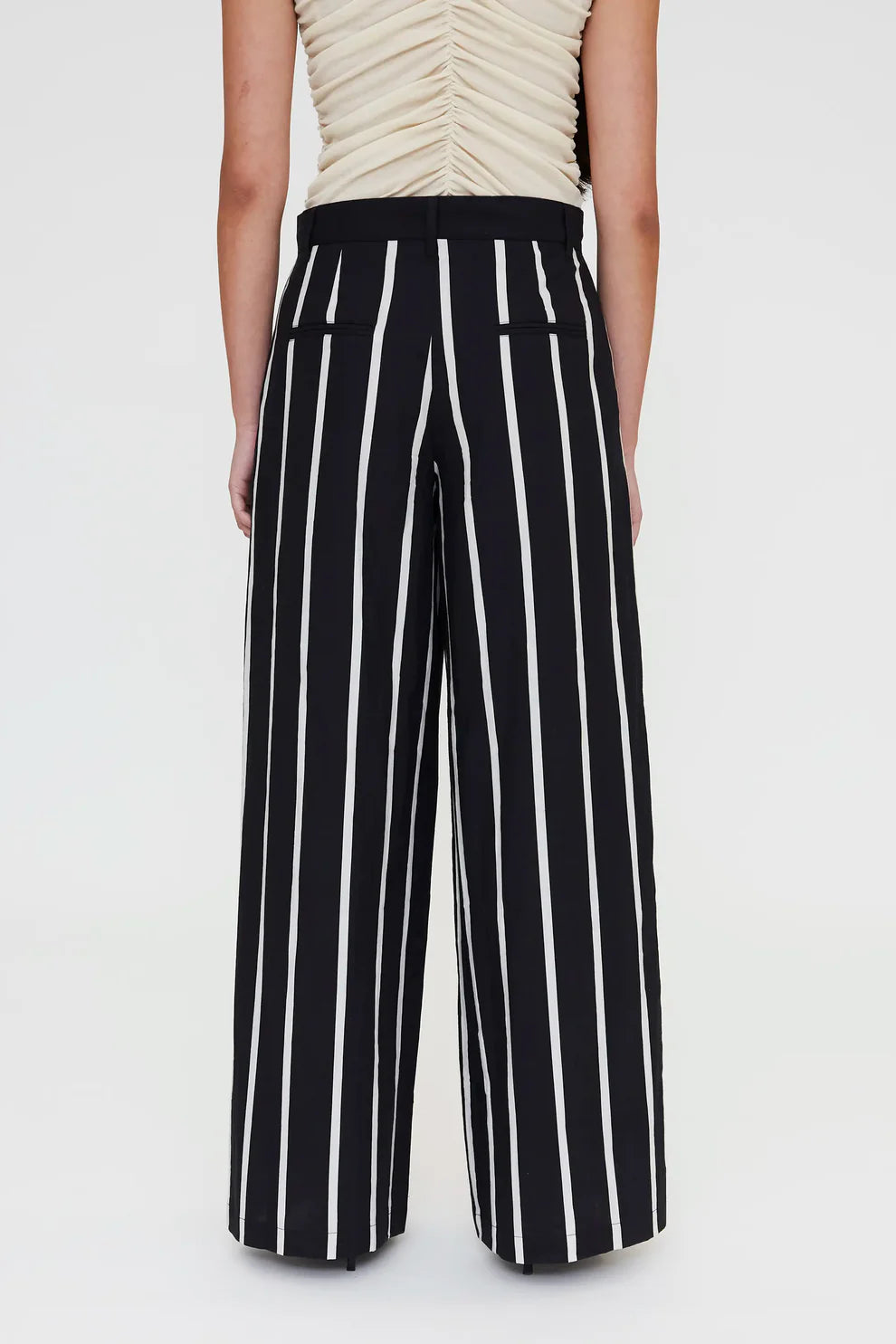 Grimaud Black Print Trousers