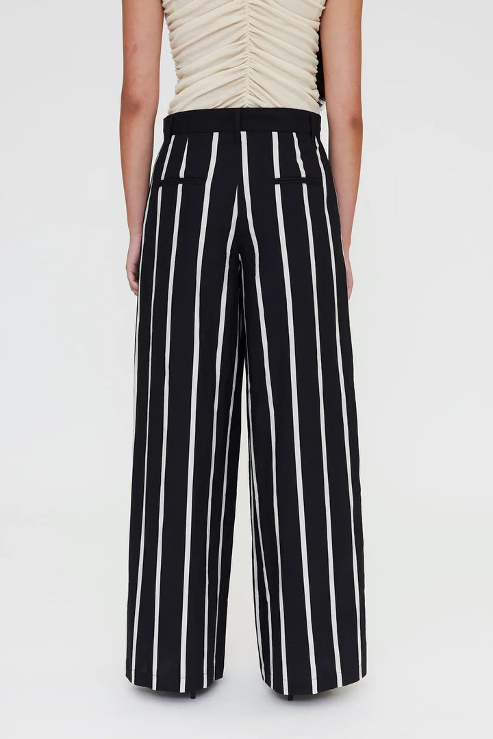 Grimaud Black Print Trousers