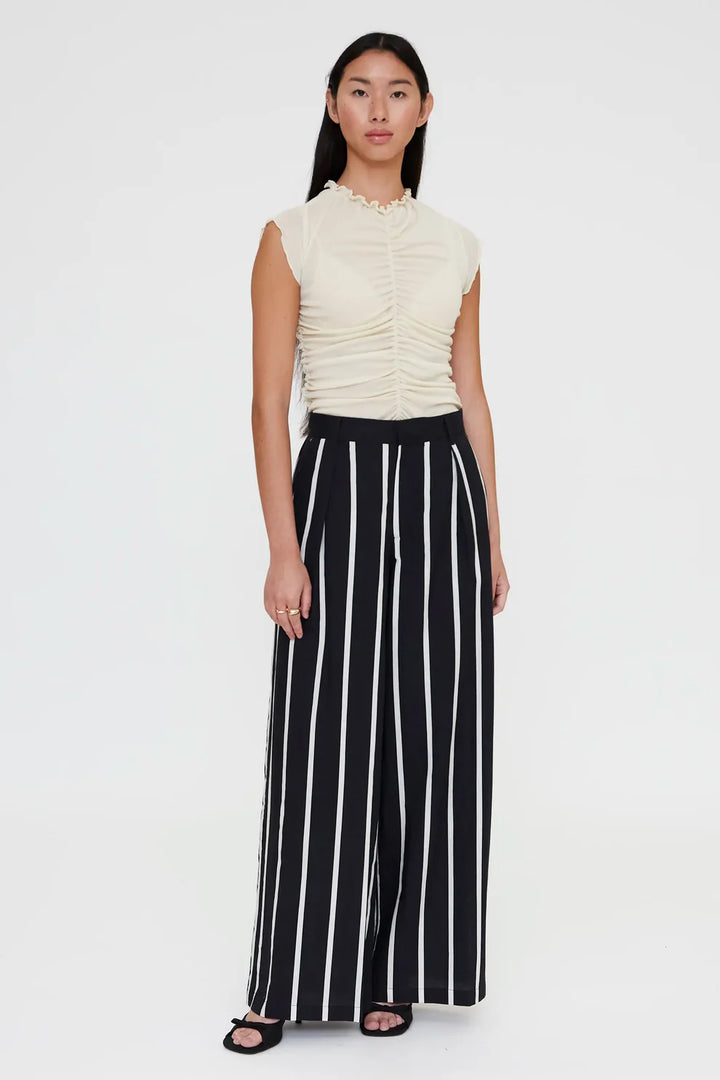 Grimaud Black Print Trousers