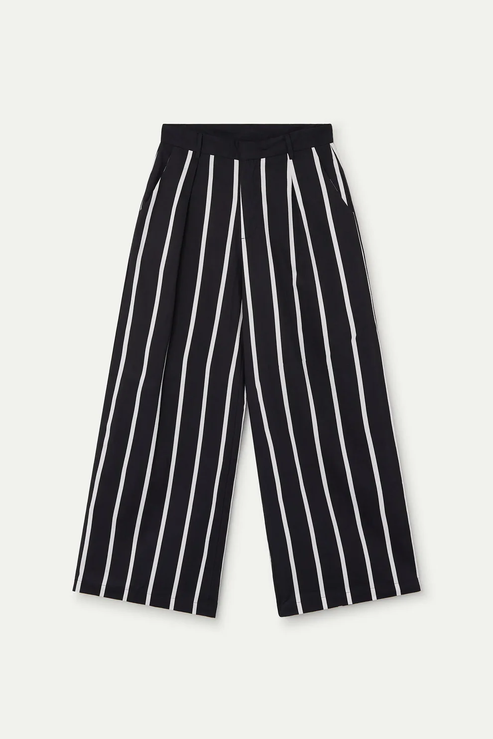Grimaud Black Print Trousers