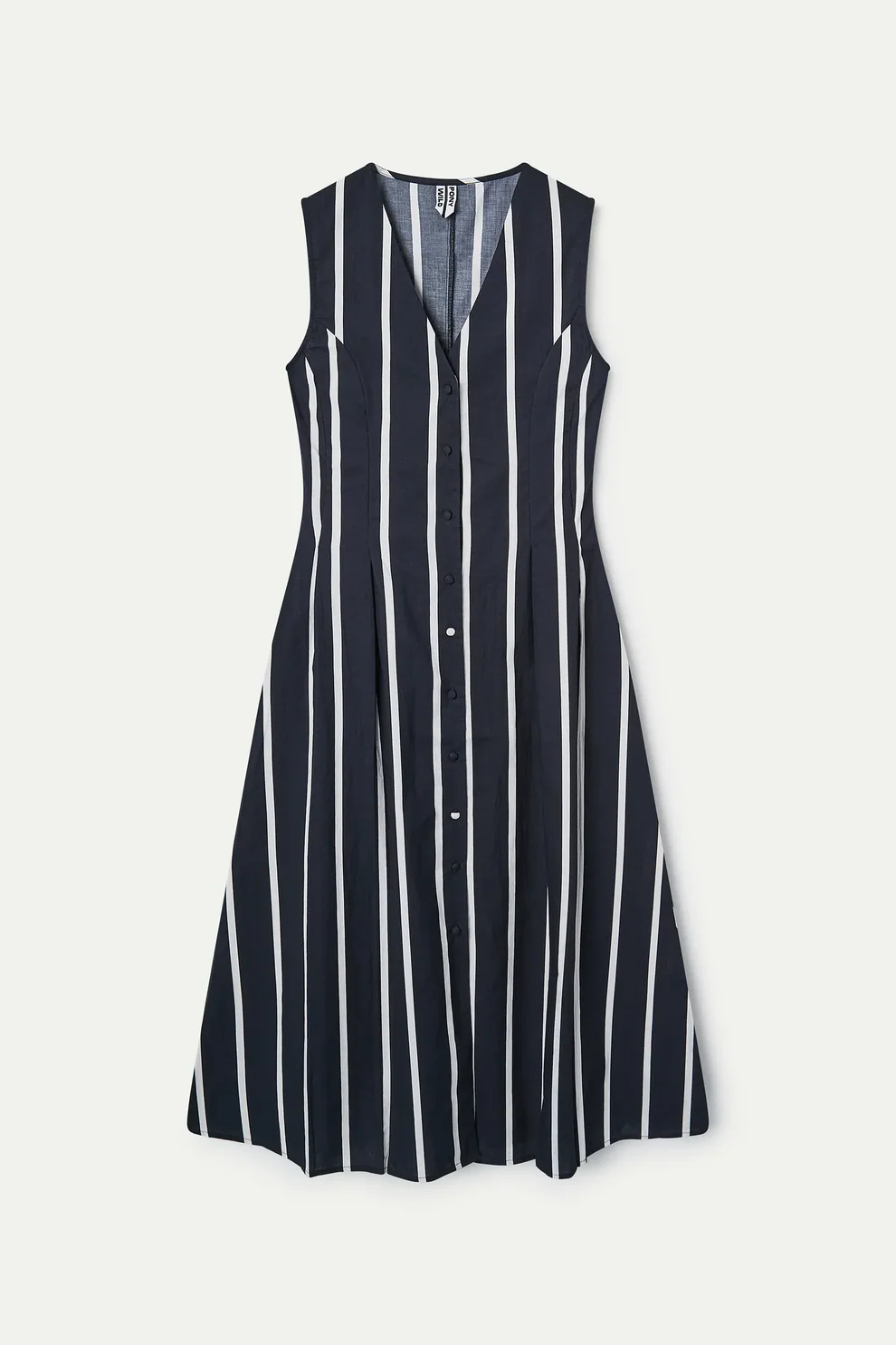 Grimaud Black Print Midi Dress