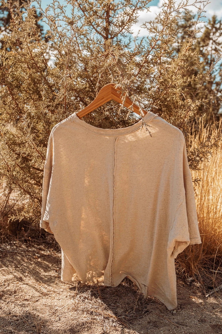 Hemp Organic Cotton Crop T-Shirt Blank Eco Unisex Tee