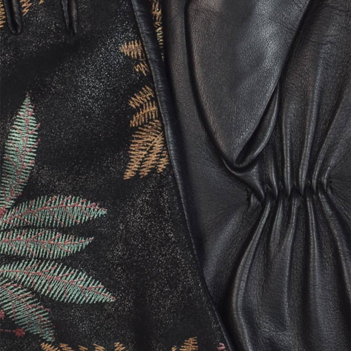 Sycamore Metallic Leather Gloves