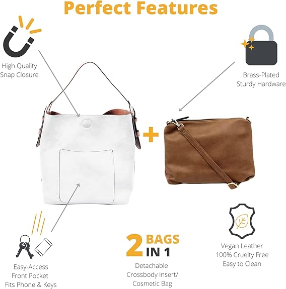 Classic Hobo With Removable Crossbody Pouch