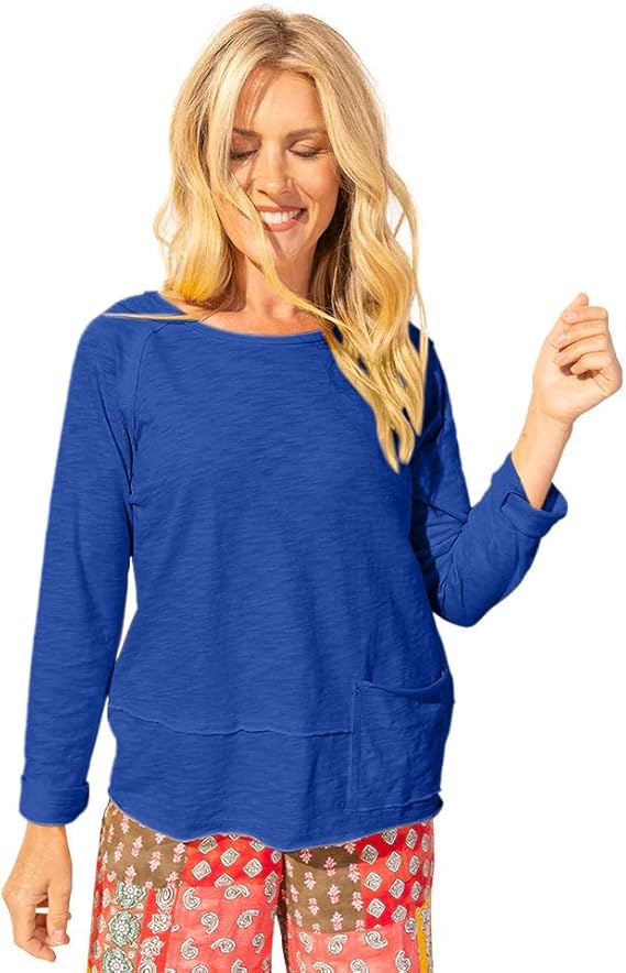 Cotton Slub Pocket Pullover