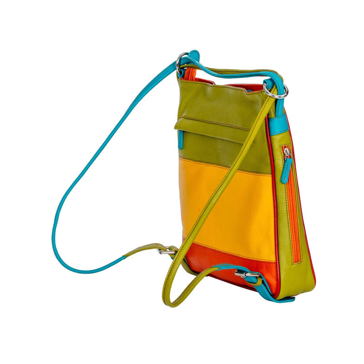 Leather Multi-Color Women's Backpack Mae