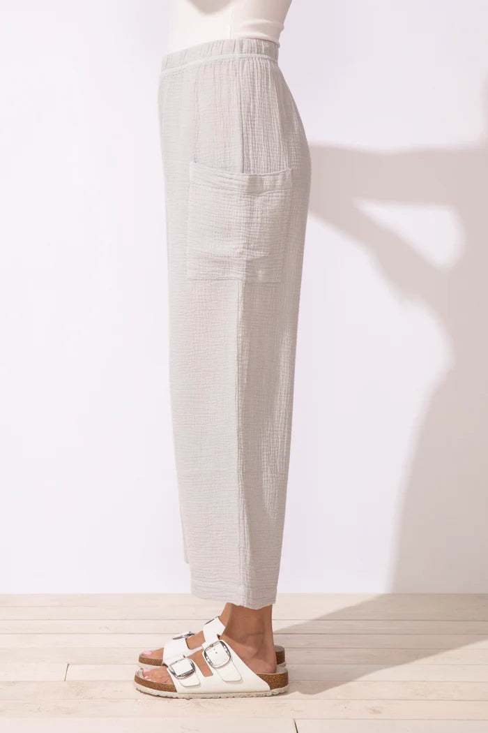 Sunkiss Cotton Gauze Magic Pocket Flood Pant