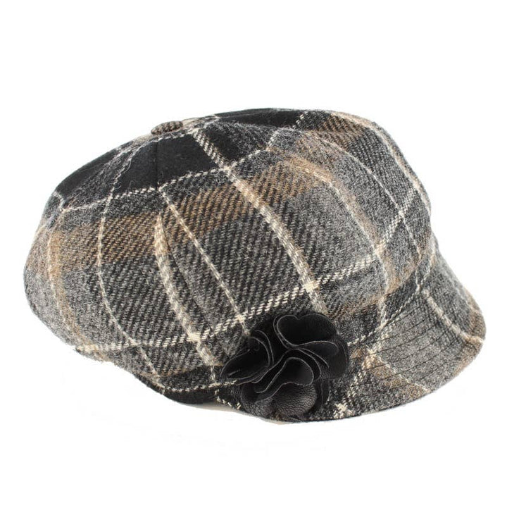 Ladies 100% Wool Newsboy Cap 21