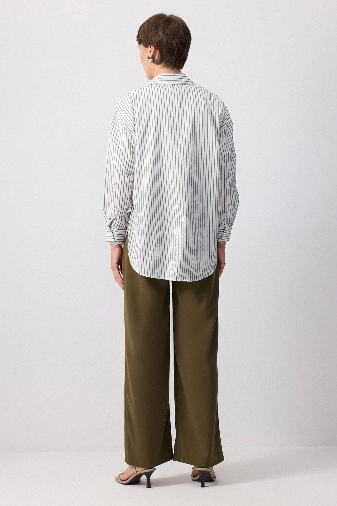 High Waist Viscose Palazzo Pants