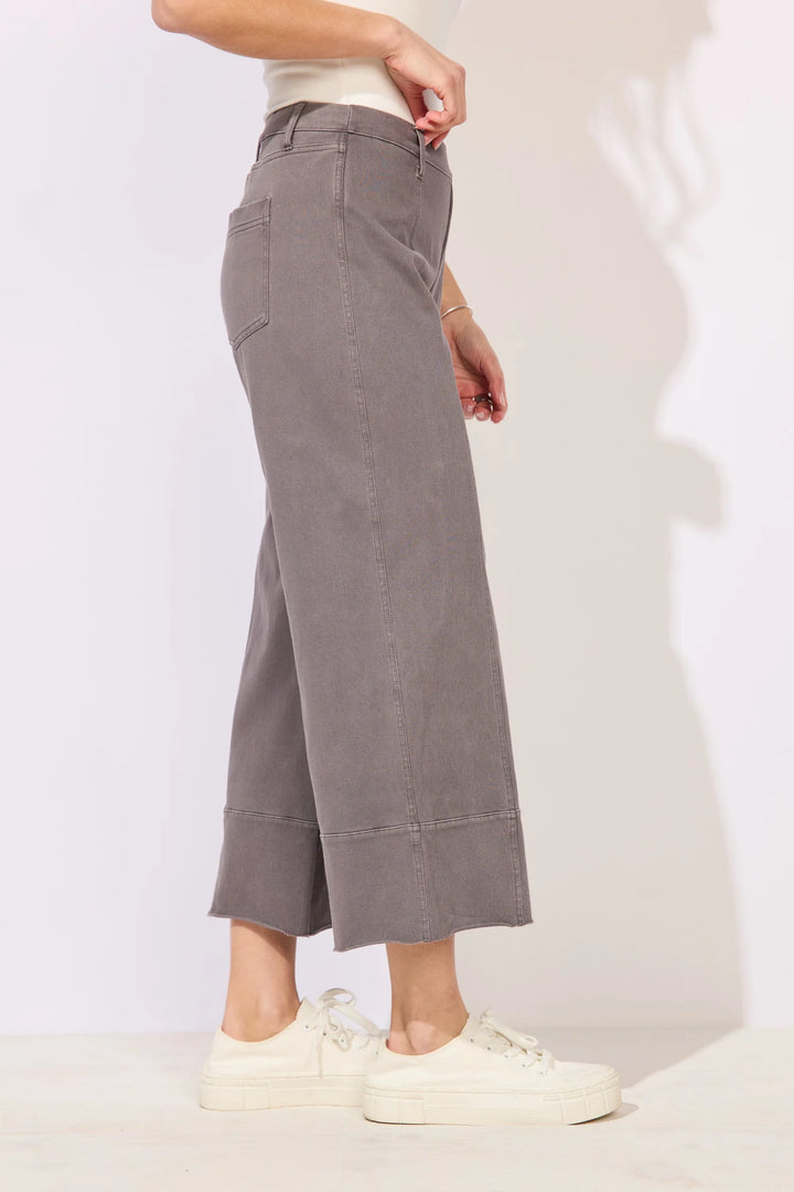 Knit Denim Crop Jean