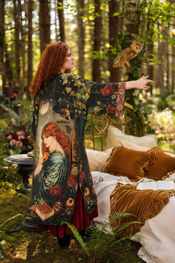 Solstice Opera Duster Kimono Robe ft. Persephone, Moon & Owl