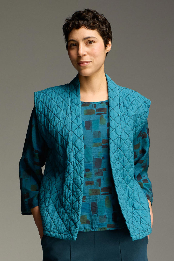 Open Vest - Quilted Parachute