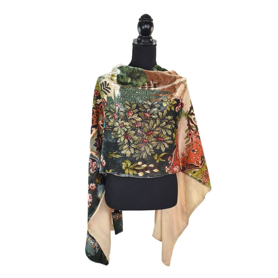 Velvetine Printed Shawl