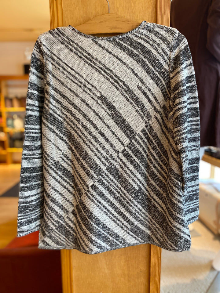 Angled Stripe Pullover