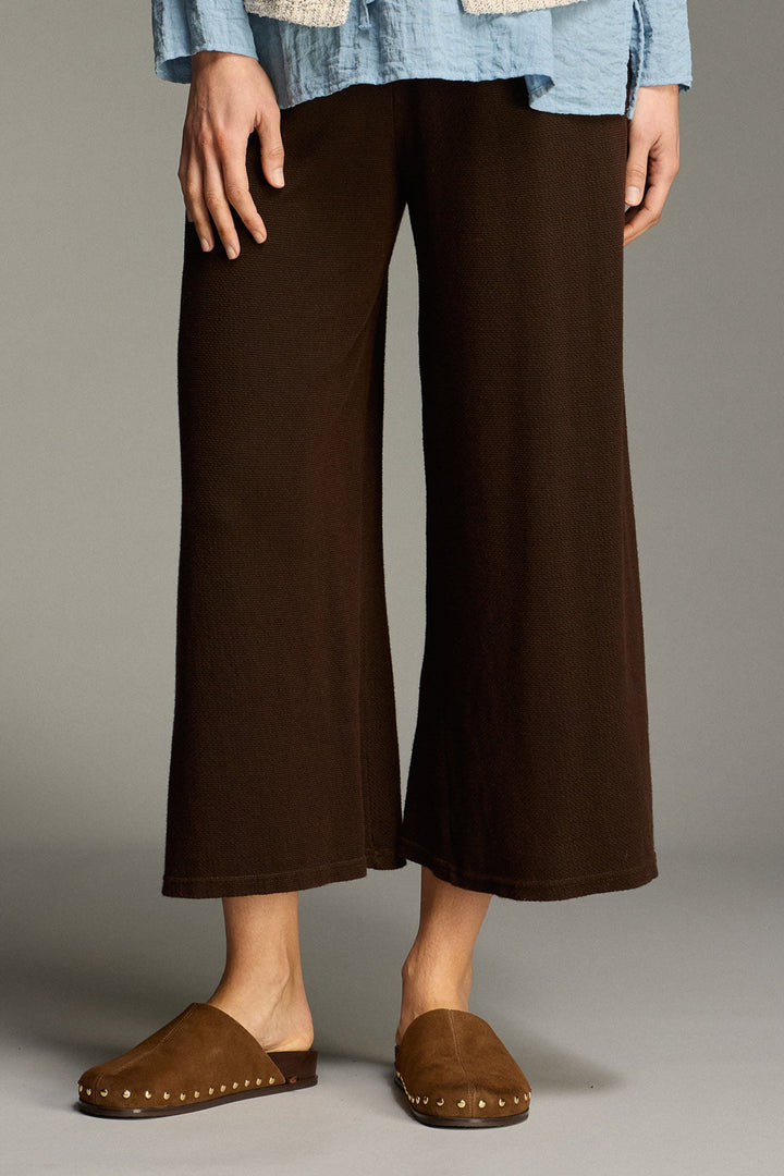 Cropped Pant - Marbled Sweater Knit