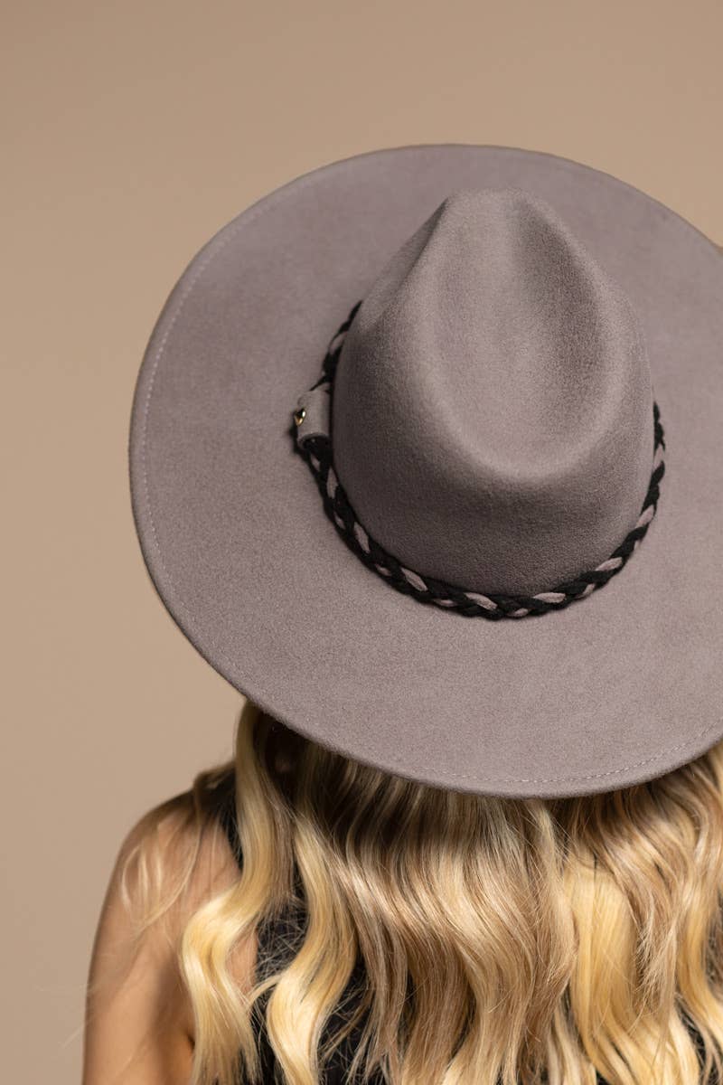 100% Wool Panama Hat & Braid