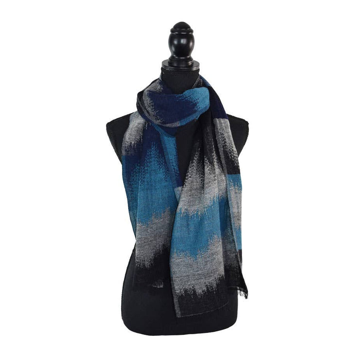 Jettson Narrow Woven Stripe Scarf
