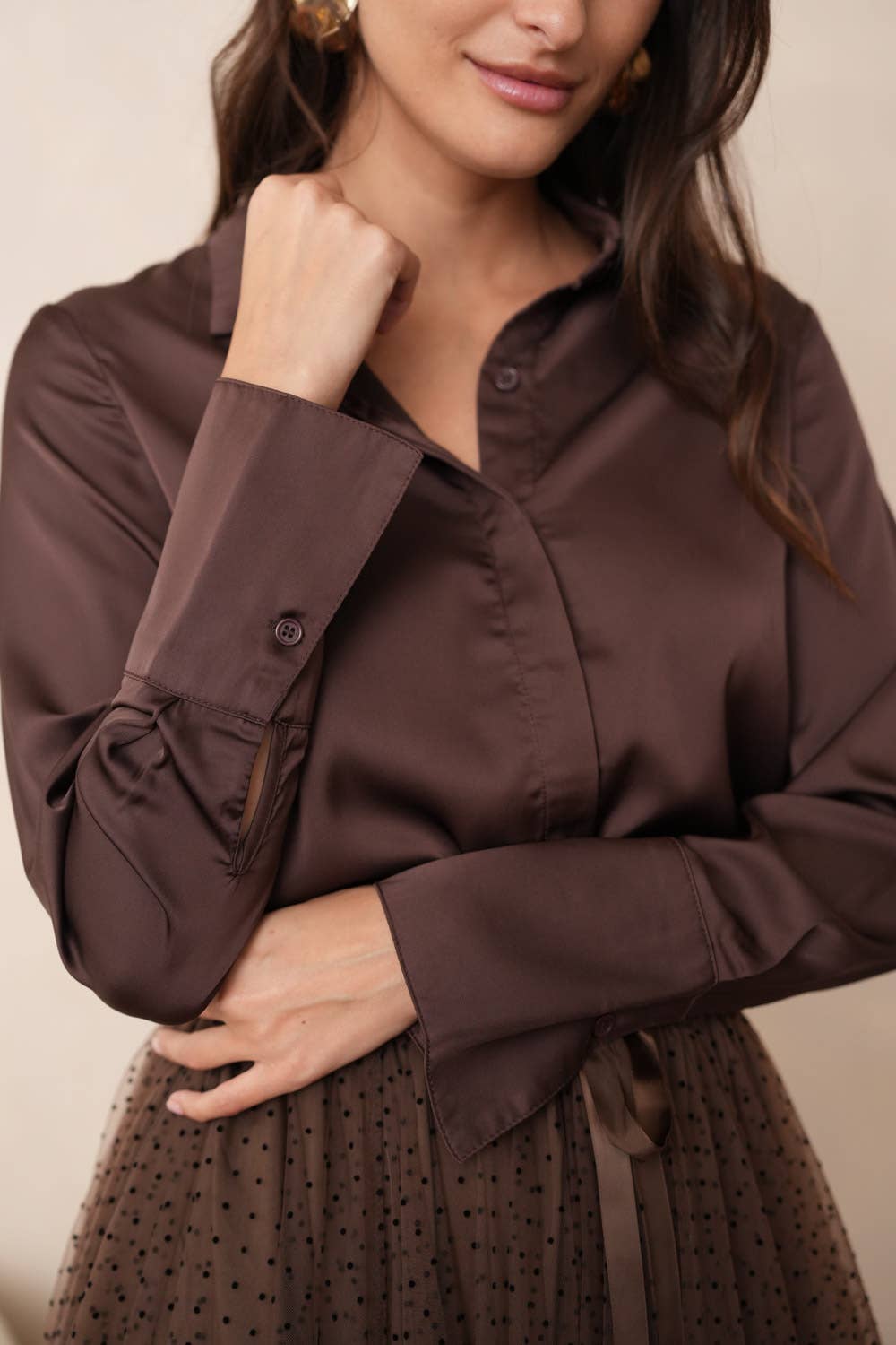 Léa Satin Shirt