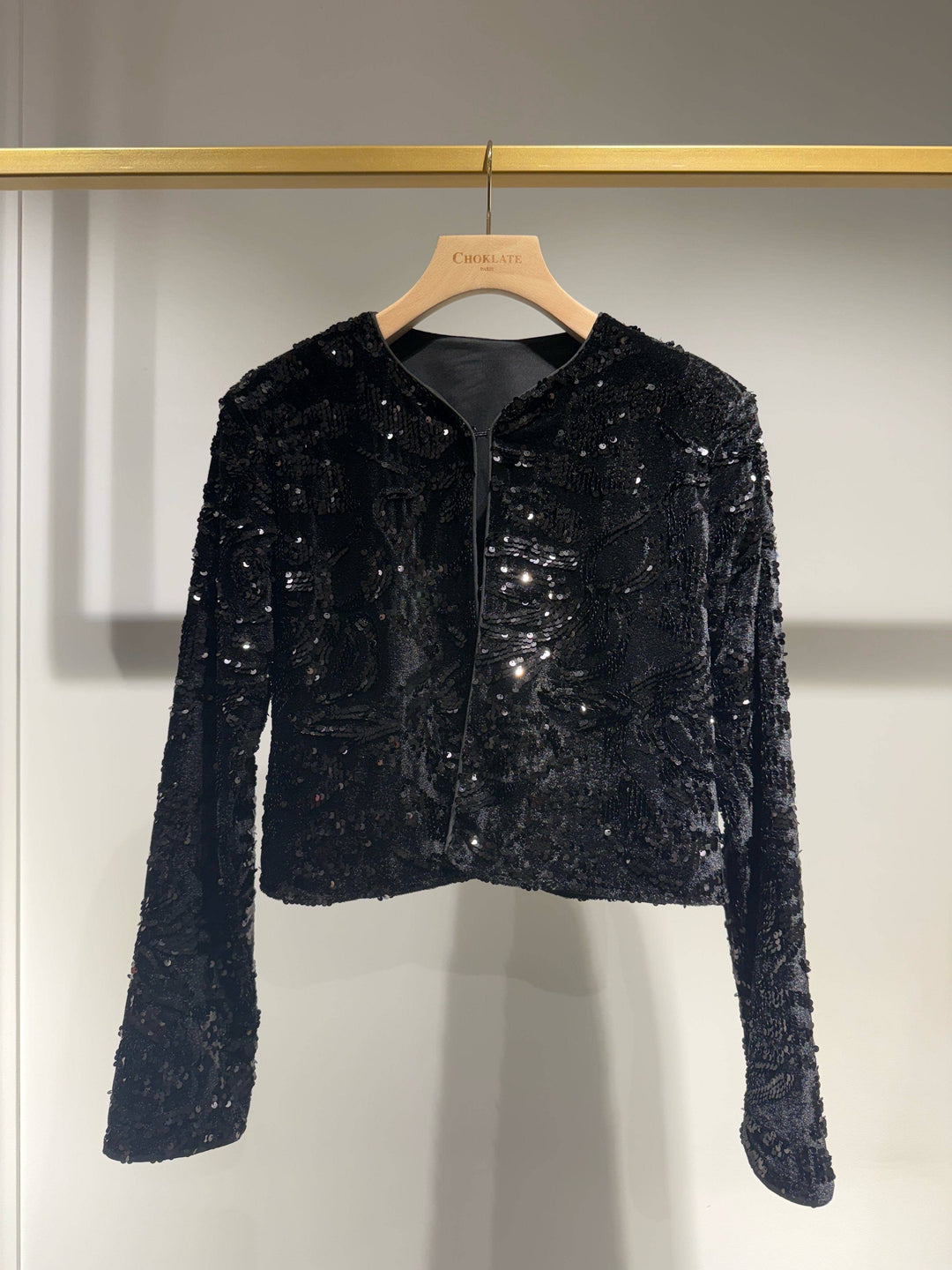 Paula Velvet Sequin Jacket