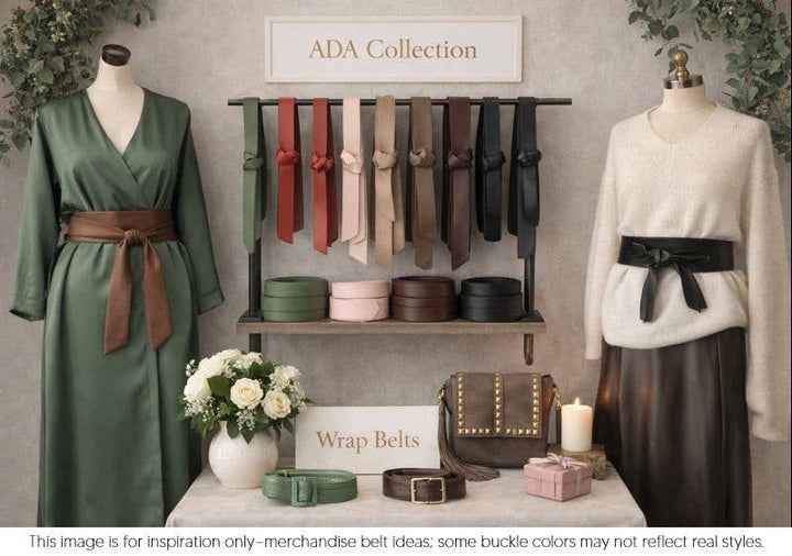Wrap Belt – Light Olive | Adjustable One-Size | Core Style