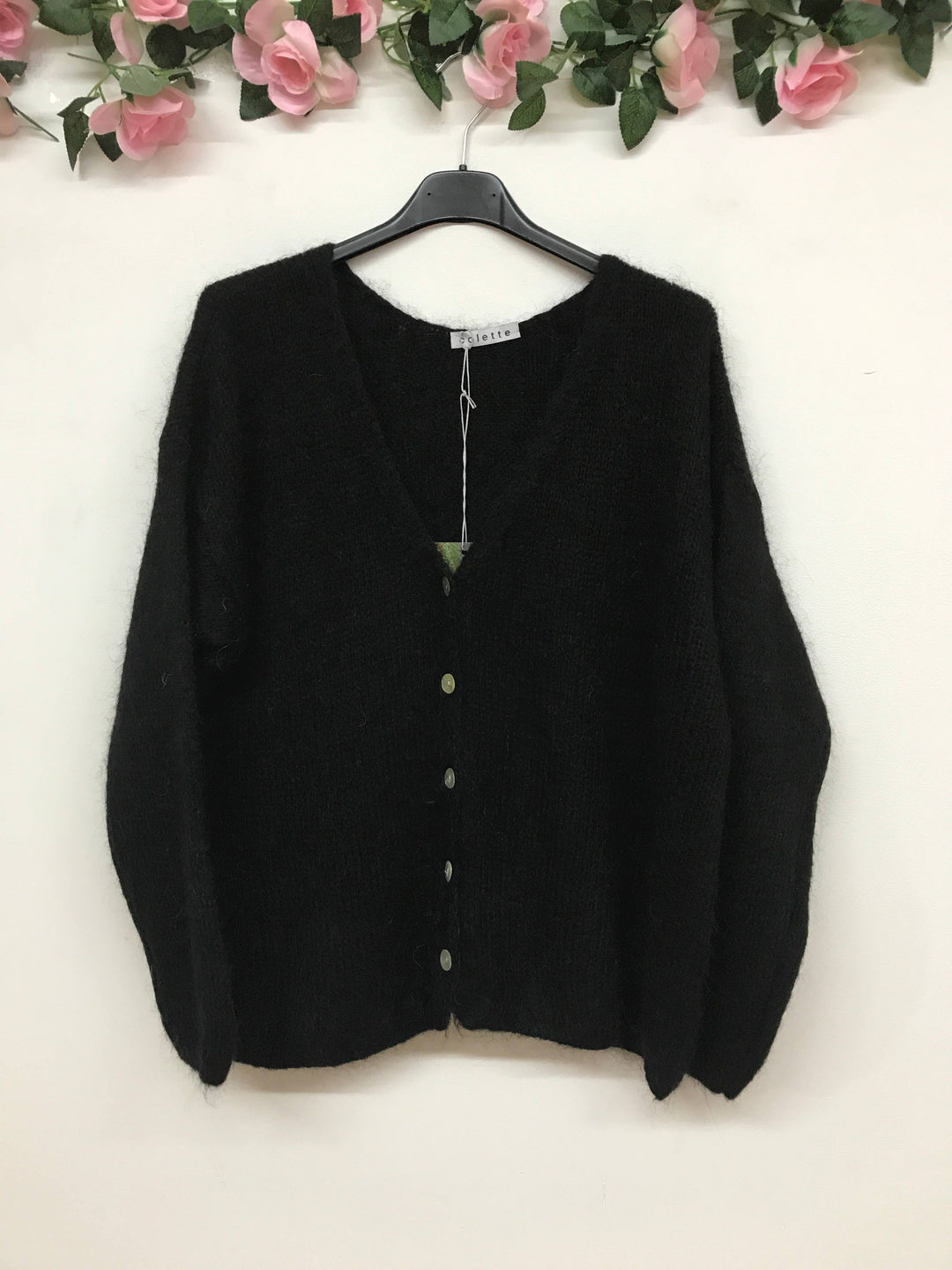 Mohair Wool Sweater Jacket