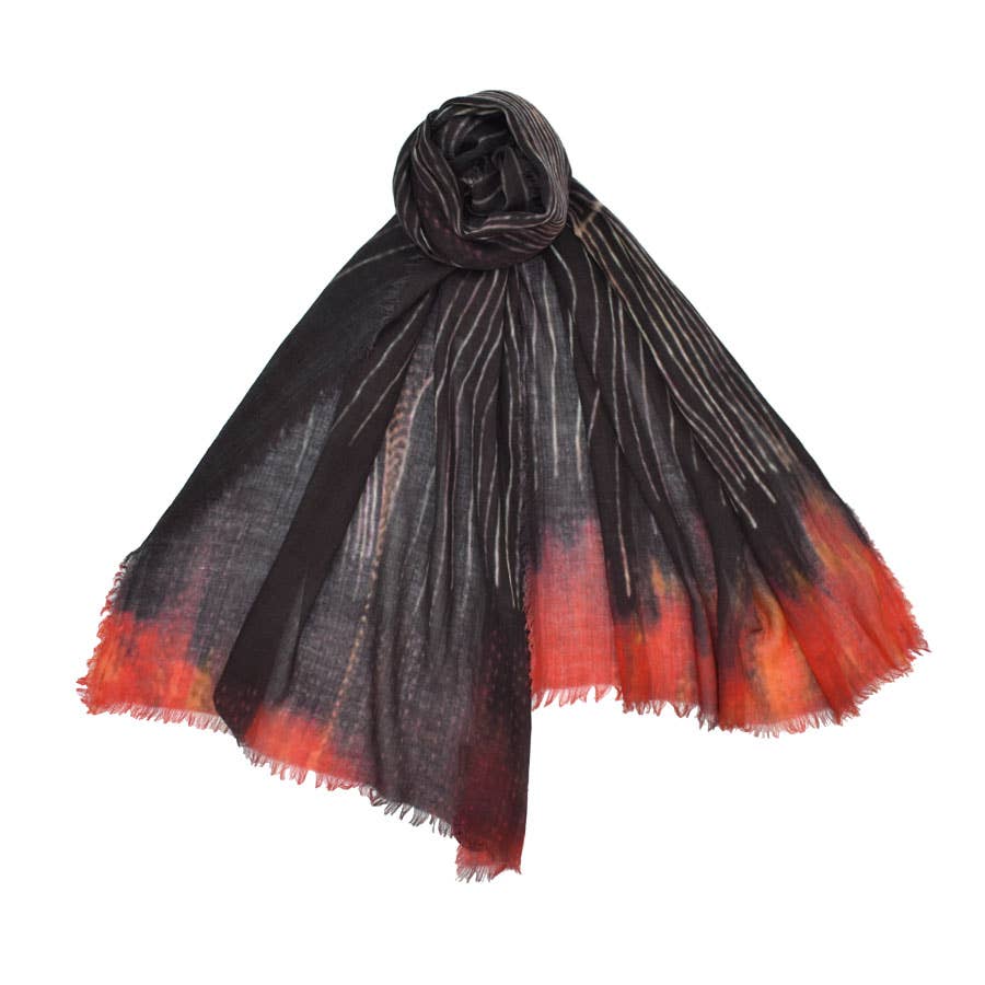 Sapwood Abstract Striped Scarf