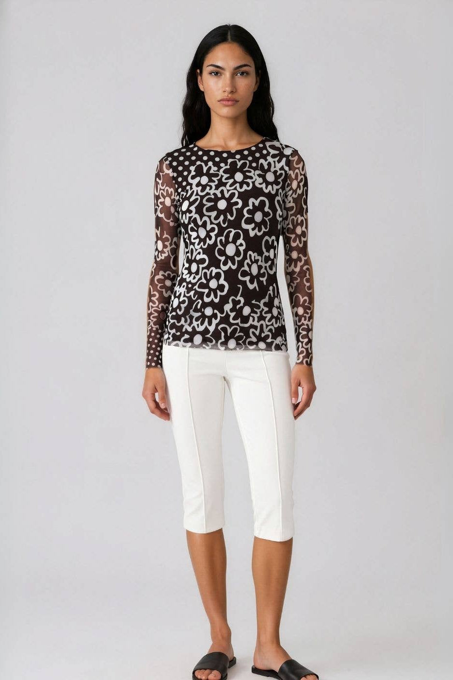 Twiggy - Florence Double Sheer Top