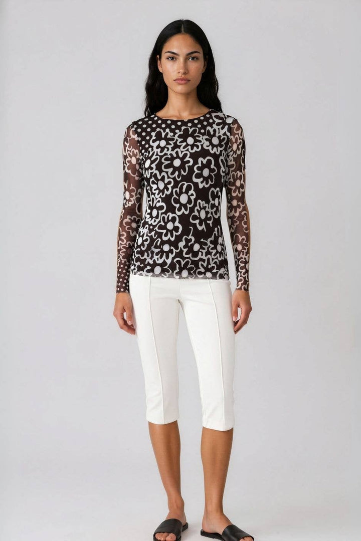 Twiggy - Florence Double Sheer Top
