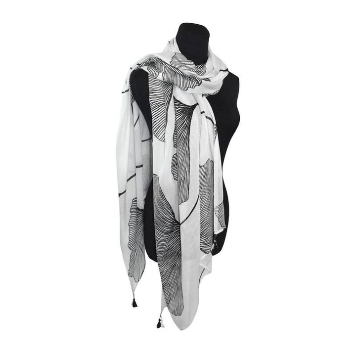 Ginko Floral Scarf