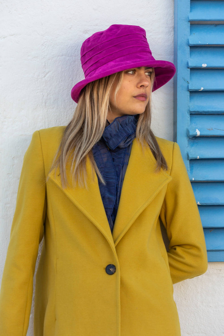 Water Resistant Velour Packable Hat